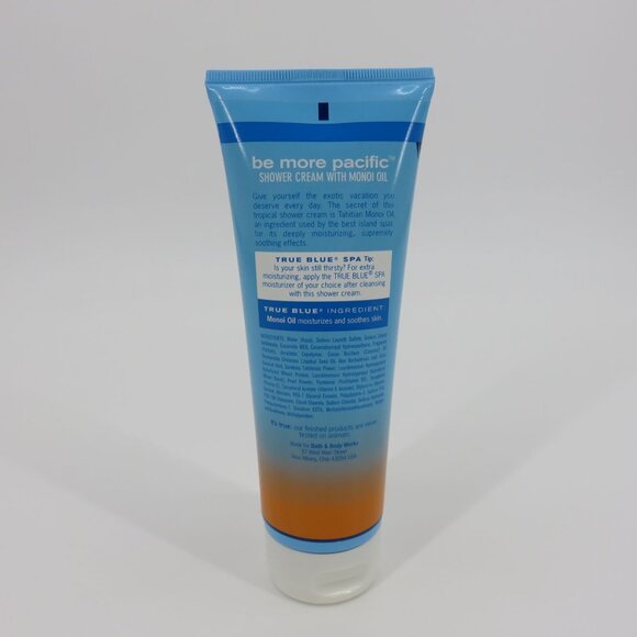 True Blue Spa Be More Pacific Monoi Oil Shower Cream 8oz USED See Current Weight - Picture 8 of 13